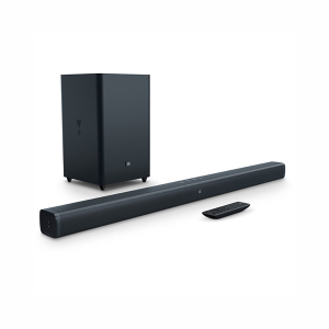 Barra de sonido JBL de 2.1 canales con subwoofer inalámbrico