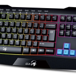 Teclado Genius Gamer GX Scorpion K215 Retro Iluminado Usb